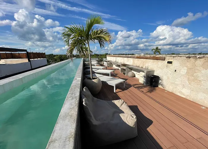 Black House - Stylish 3br In Aldea Zama With Rooftop Appartement