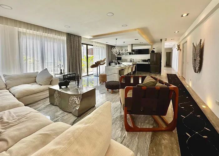 Appartement Black House - Stylish 3br In Aldea Zama With Rooftop