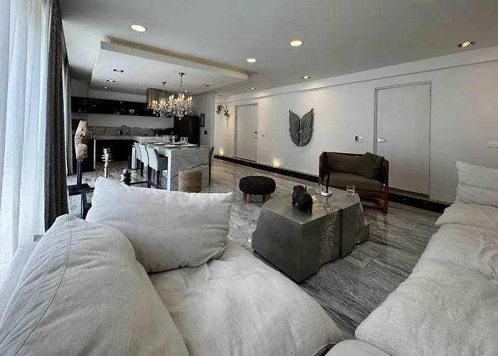 Apartamento Black House - Stylish 3br In Aldea Zama With Rooftop *